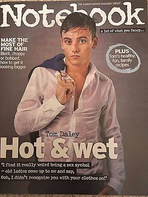 UK Notebook Magazine January 2017 Tom Daley Raquel Cassidy John Barrowman