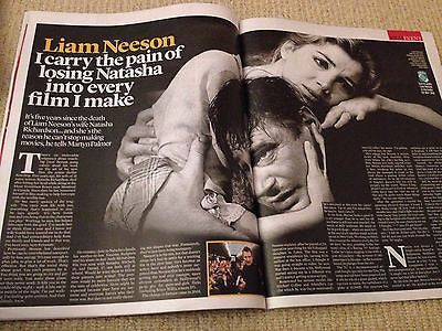 LIAM NEESON interview NATASHA RICHARDSON UK 1DAY 2014 TOM HIDDLESTON TONY HADLEY