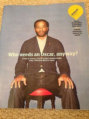12 Years a Slave CHIWETEL EJIOFOR PHOTO INTERVIEW UK WEEKEND MAGAZINE 2015