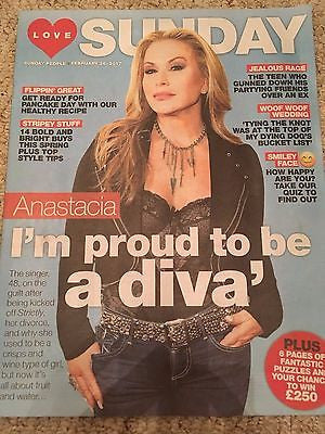 UK Love Sunday Magazine February 26 2017 Anastacia Cover