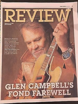 Glen Campbell - Fond Farewell June 2017 Photo Cover Interview Uk Express Review