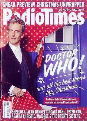 RADIO TIMES magazine Nov 26 2016 Peter Capaldi - Doctor Who Exclusive Interview