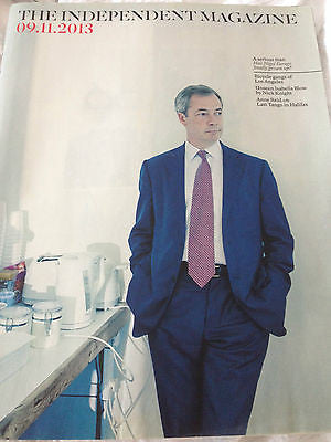UKIP Nigel Farage PHOTO COVER INTERVIEW INDEPENDENT MAGAZINE 2013