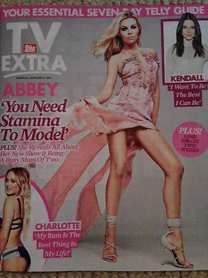 TV Extra Magazine Jan 2016 Abbey Clancy Sian Welby Kendall Jenner Dermot O'Leary