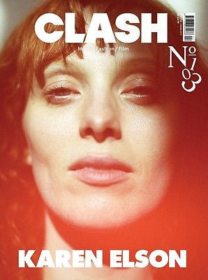 KAREN ELSON PHOTO COVER INTERVIEW UK CLASH MAGAZINE ISSUE 103 NEW