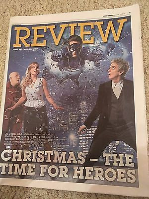 Doctor Who PETER CAPALDI Matt Lucas PHOTO UK COVER EXPRESS REVIEW December 2016