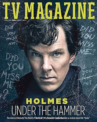 TV Magazine 01/2017 BENEDICT CUMBERBATCH Sherlock Series 4 UK Photo Interview