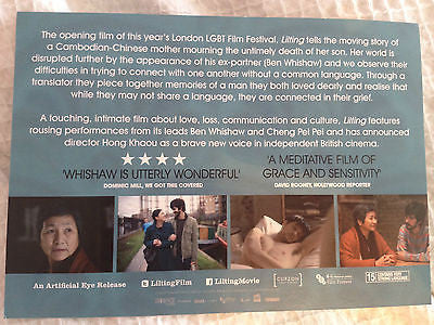 BEN WHISHAW ANDREW LEUNG LILTING UK Film Promo POSTCARD x2