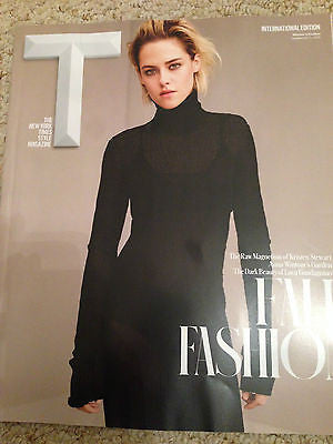 NY TIMES Magazine September 2016 KRISTEN STEWART PHOTO COVER INTERVIEW