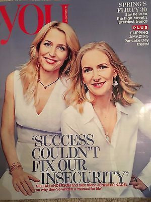 UK You Magazine February 26 2017 Gillian Anderson & Jennifer Nadel Cover