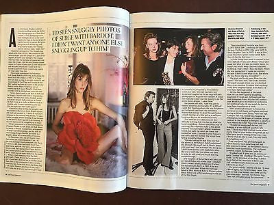 JANE BIRKIN AT 70 PHOTO INTERVIEW UK TIMES MAGAZINE APRIL 2017 NEW Jin Xing