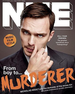 Kill Your Friends NICHOLAS HOULT Photo Cover interview UK NME MAGAZINE OCT 2015