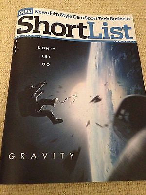 GRAVITY uk mag 2013 ROBERT DE NIRO SANDRA BULLOCK JOSEPH GORDON LEVITT D RODMAN