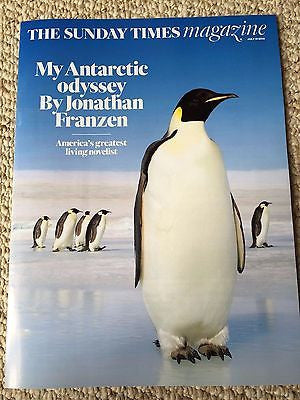 Jonathan Franzen - My Antarctic Odyssey Sunday Times Magazine 2016 - Sadie Frost