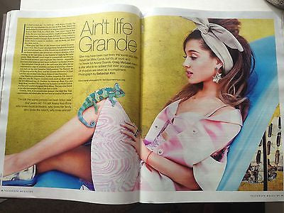ARIANA GRANDE Photo Cover interview TELEGRAPH MAGAZINE 2014