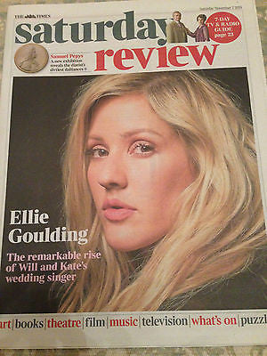 ELLIE GOULDING PHOTO COVER INTERVIEW UK TIMES REVIEW NOVEMBER 2015