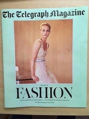 Telegraph Magazine March 2017 Amber Valletta Photo Cover & 8 Pages