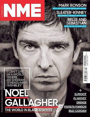 NME Magazine 17 January 2015 NOEL GALLAGHER SLEATER-KINNEY DRENGE BILLY CORGAN