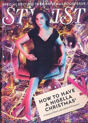 BRAND NEW STYLIST MAGAZINE CHRISTMAS 2015 NIGELLA LAWSON PHOTO COVER SPECIAL