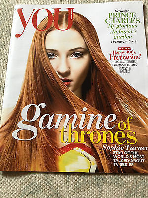 Game of Thrones SOPHIE TURNER PHOTO COVER 2014 SAM CLAFLIN PRINCE CHARLES 24 PGS