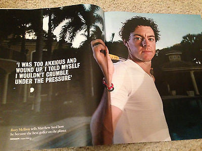 RORY McILROY PHOTO INTERVIEW TIMES MAGAZINE MAY 2015 MELISSA McCARTHY