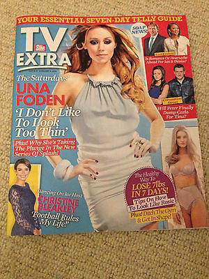 TV Extra Magazine - Jan 2014 UNA HEALEY Foden The Saturdays Christine Bleakley