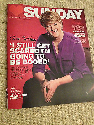 SUNDAY Magazine July 2014 CLARE BALDING PHOTO COVER INTERVIEW