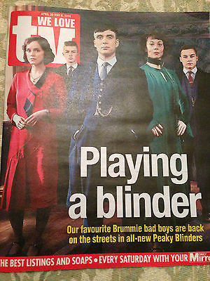 We Love Magazine April 2016 PEAKY BLINDERS Cillian Murphy  Jason Ralph EVA GREEN