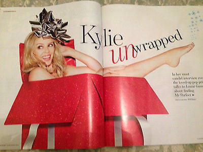KYLIE MINOGUE Photo Cover interview YOU MAGAZINE DECEMBER 2015 - Daisy Ridley