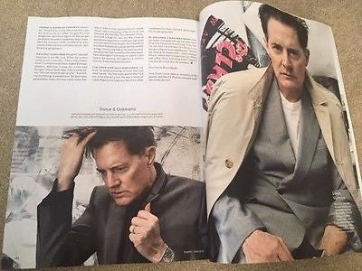 TWIN PEAKS Kyle MacLachlan Photo interview UK Esquire Magazine June 2017