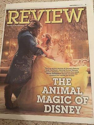 Sunday Express Review March 2017 Beauty And The Beast Emma Watson Dan Stevens