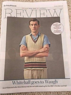 JACK WHITEHALL Photo Cover UK Telegraph Interview March 2017 - Bob Dylan
