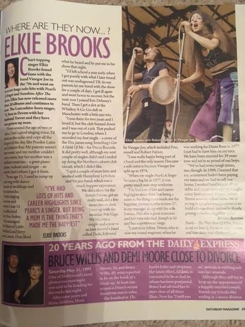 SATURDAY Magazine 05/2017 HANK MARVIN Elkie Brooks LUCY FALLON Ewan McGregor