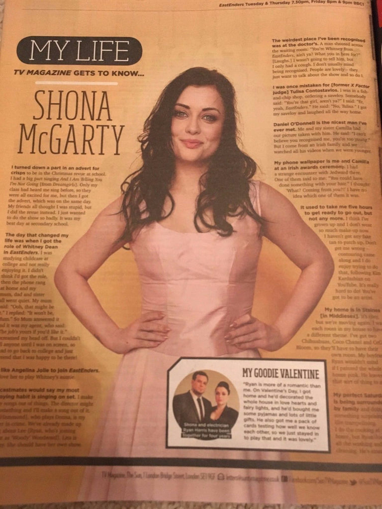 SUN TV Magazine 03/2017 Charlotte Ritchie Jack Ashton - Call The Midwife Wedding