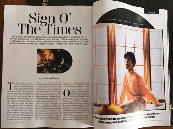 UK GQ Magazine August 2017 Prince - Heroes Special