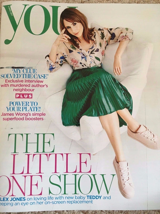 You Magazine April 2017 Alex Jones Photo Cover - Lee Ingleby Chelsea Handler