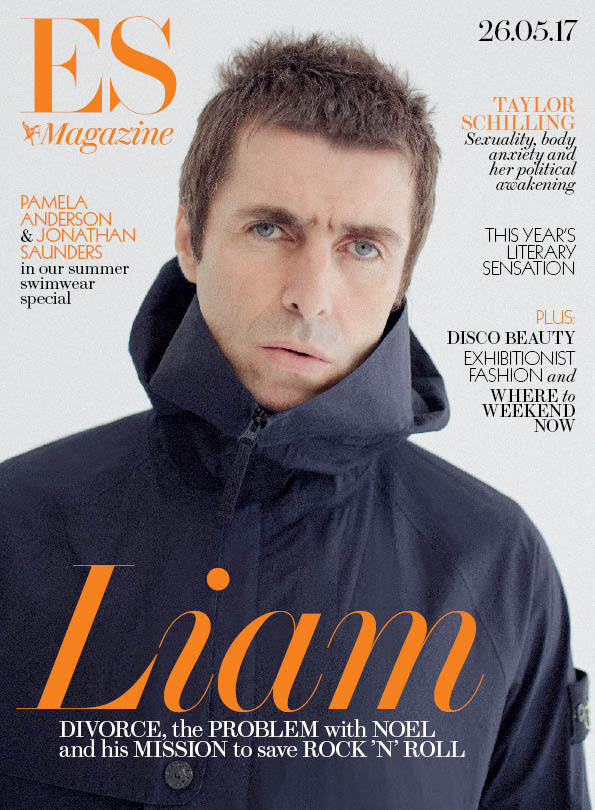 Oasis LIAM GALLAGHER Photo Cover interview UK London ES MAGAZINE May 2017