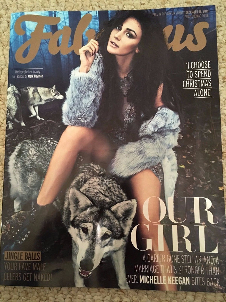 FABULOUS Magazine December 2016 MICHELLE KEEGAN Photo Cover Interview Aled Jones