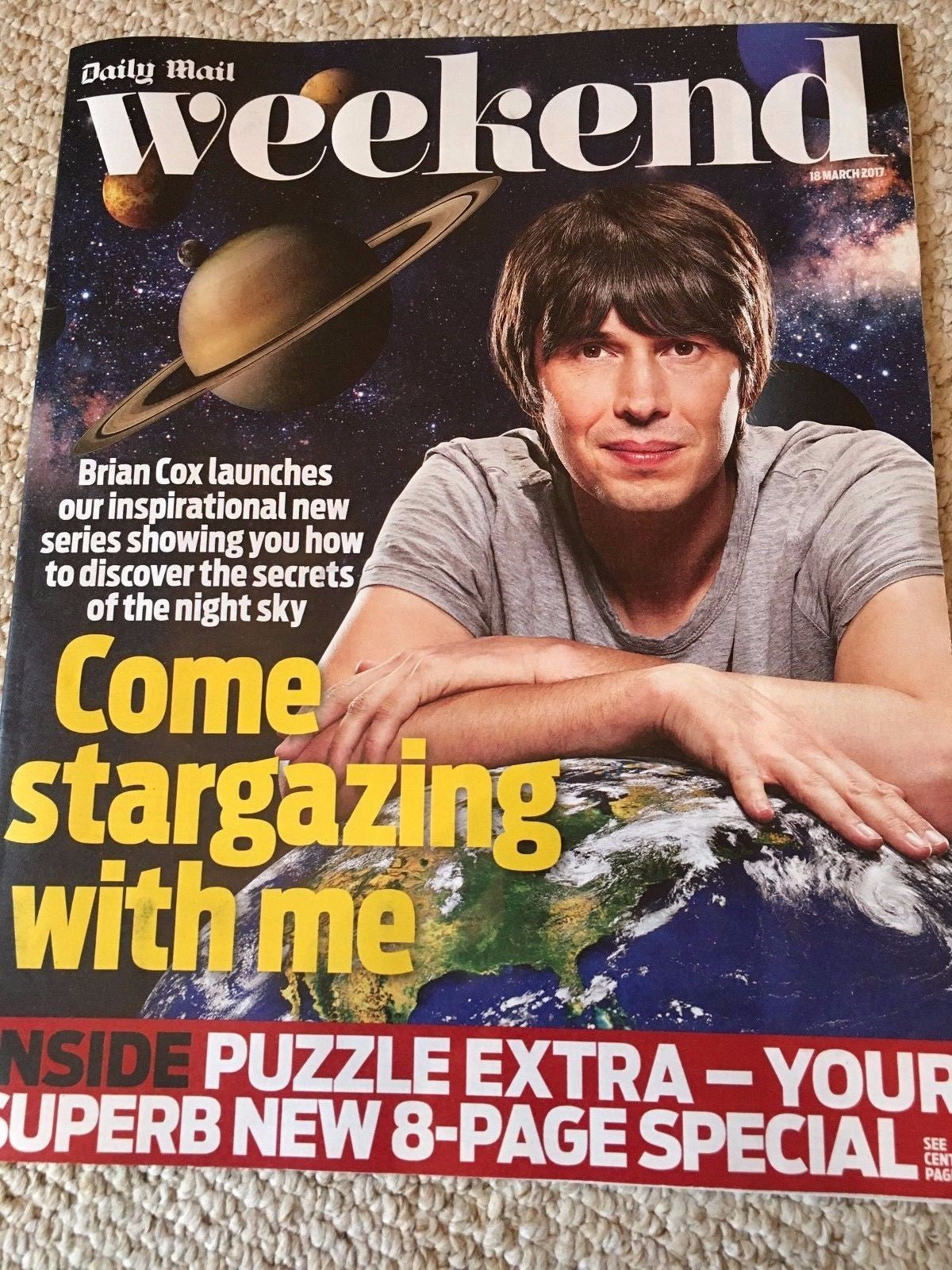 Weekend MAGAZINE 03/2017 BRIAN COX Emma Watson JULIAN CLARY David Such ...
