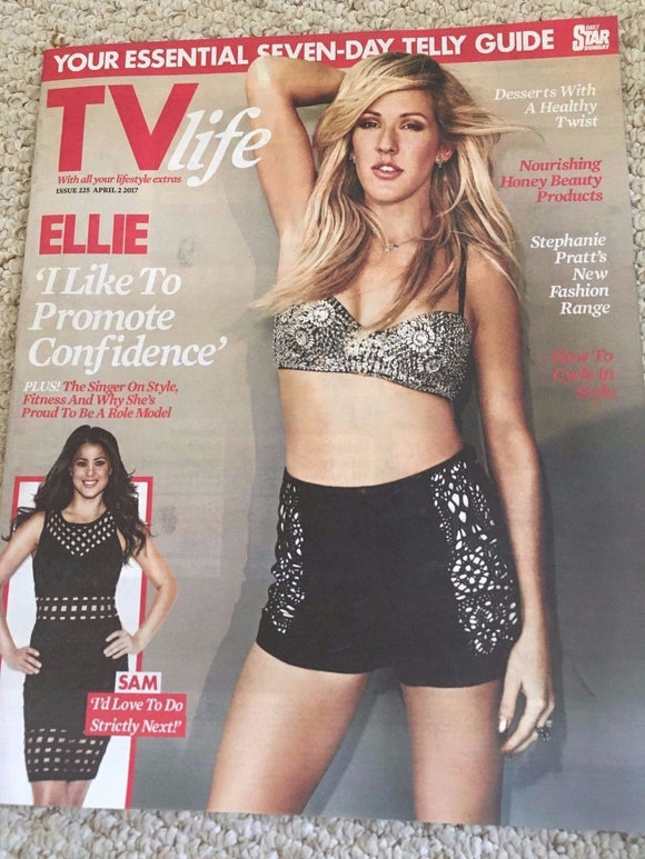 TV Life Magazine April 2017 Ellie Goulding Photo Cover interview
