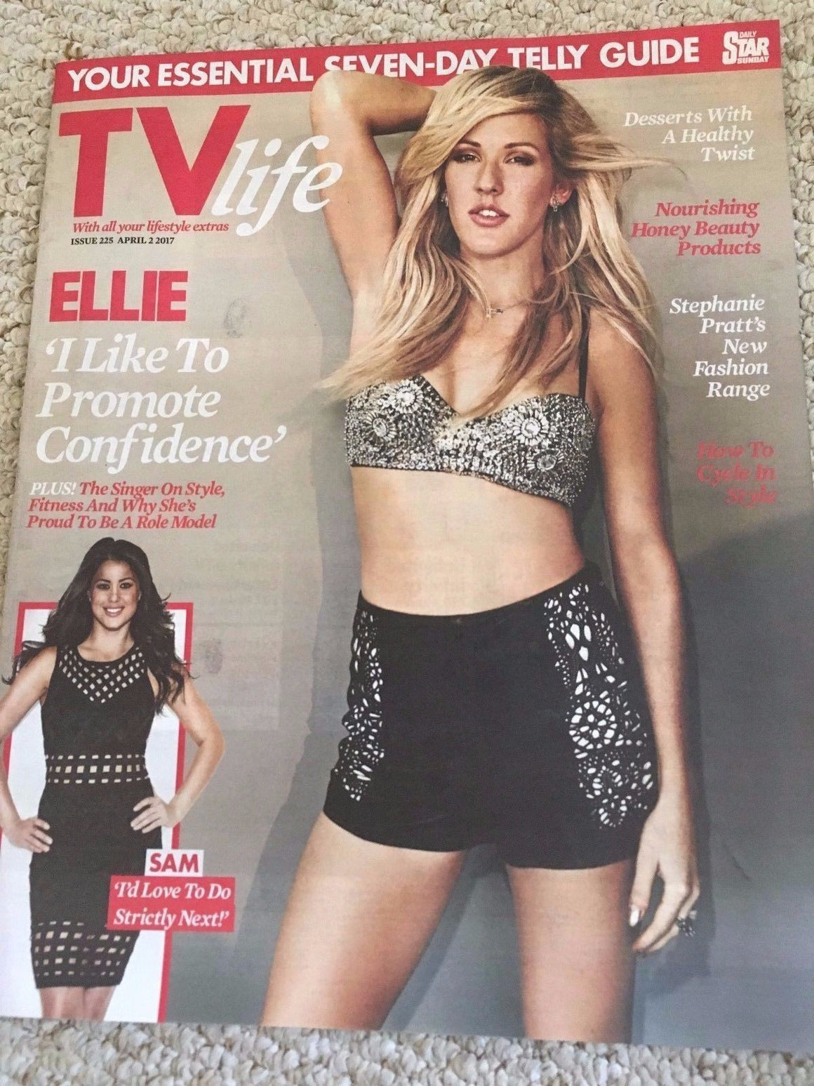 TV Life Magazine April 2017 Ellie Goulding Photo Cover interview