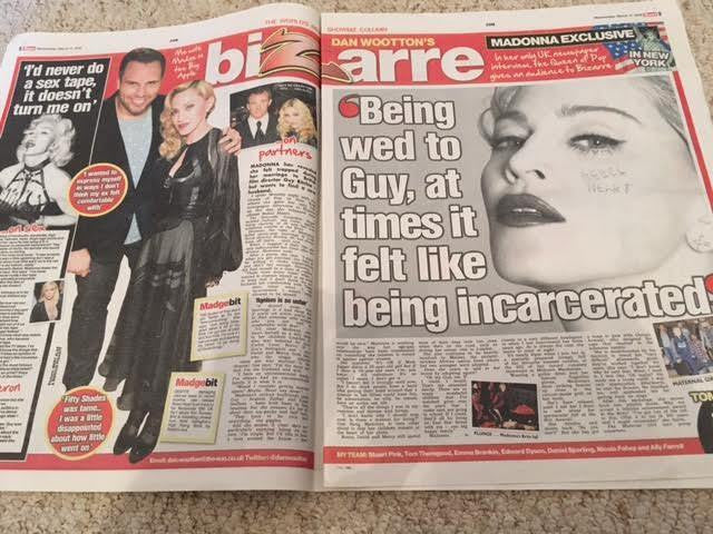 Madonna World Exclusive Photo Interview March 2015