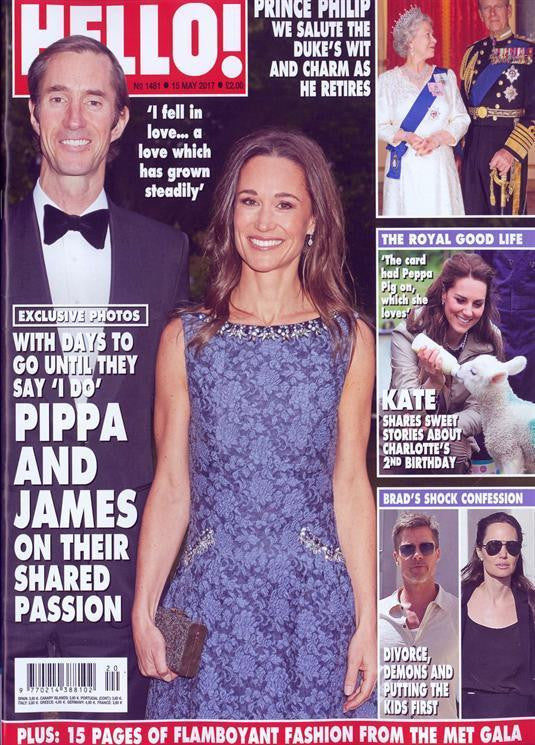HELLO! magazine May 2017 Pippa Middleton Kate Middleton Princess Charlotte