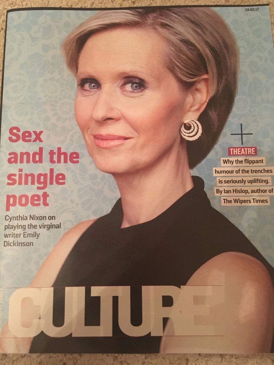 UK Culture Magazine March 2017 Cynthia Nixon Johnny Flynn Diana Vishneva