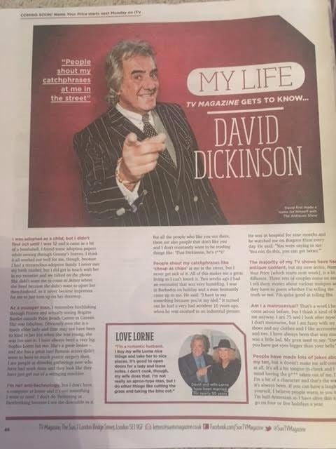 SUN TV Magazine 06/17 GARETH MALONE David Dickinson Alan Titchmarsh Michael Parr