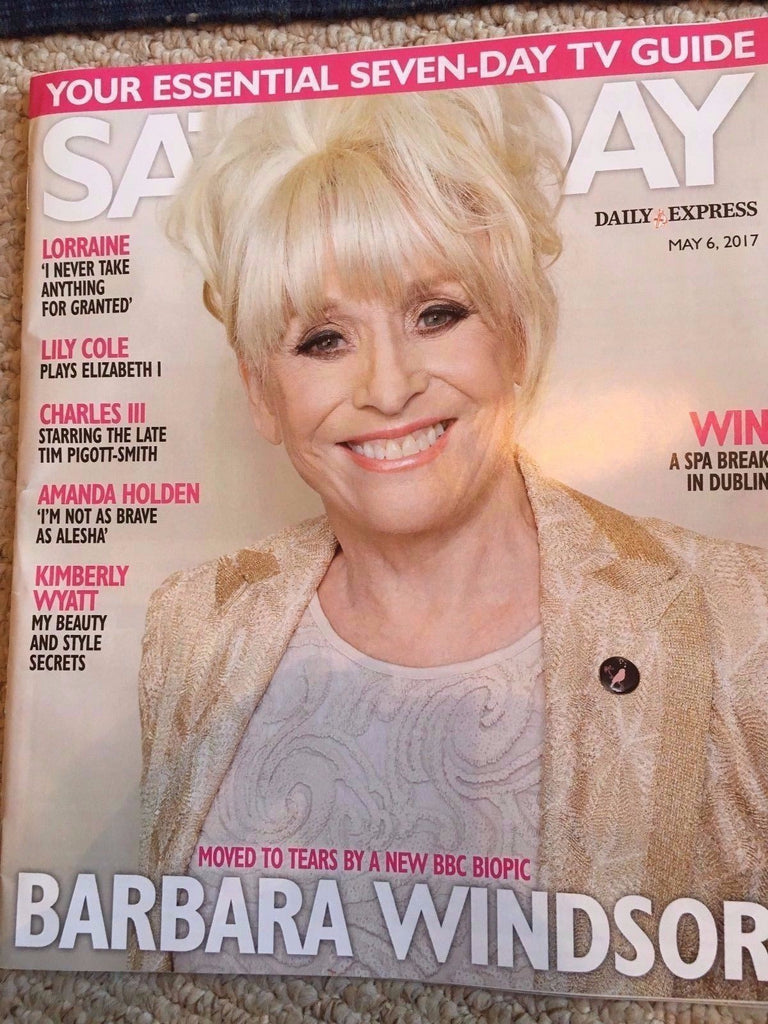 SATURDAY Magazine 05/2017 Barbra Windsor Louise Jameson Lily Cole Amanda Holden