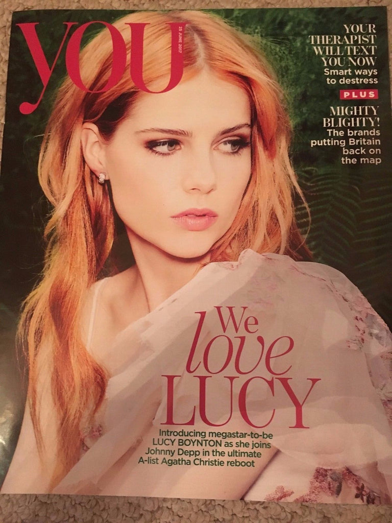 LUCY BOYNTON Harry & Izzy Judd McFly Geri Horner You UK magazine 25th June 2017
