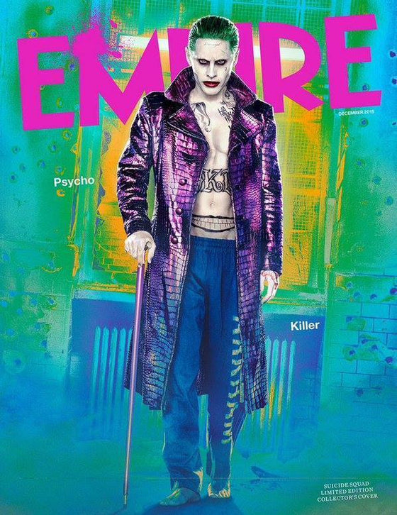Empire Magazine December 2015 Jared Leto SUICIDE SQUAD Joker PHOTO COVER NEW