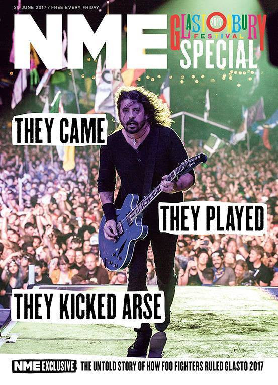 Dave Grohl on the cover of NME Magazine June 2017