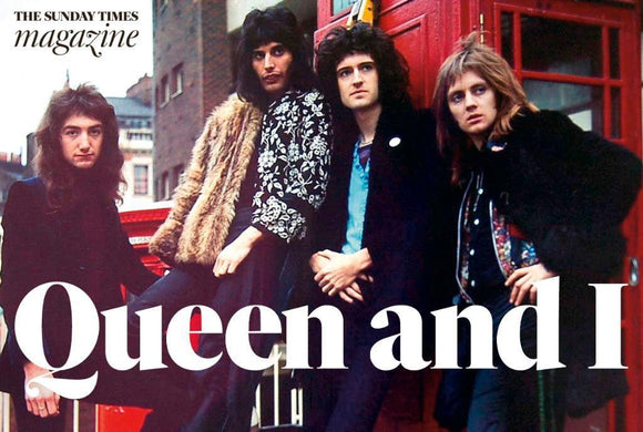 BRIAN MAY - Freddie Mercury Queen Interview Sunday Times UK magazine 21 May 2017